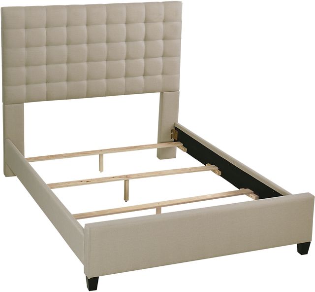 HH2 Home Bergen Sandstone Linen King Panel Bed-0