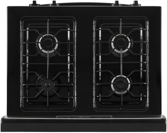 Amana® 30" Black Freestanding Gas Range-4