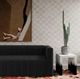 TOV Furniture Matra White End Table with Black Base-1