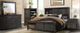 American Wholesale Furniture Scott Chocolate King Bookcase Storage Bed-1