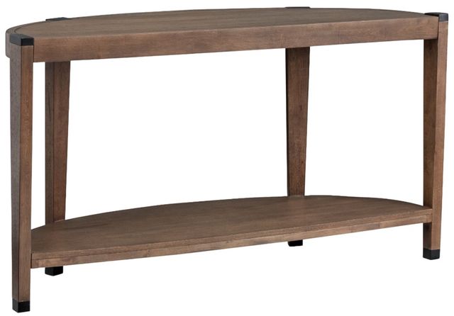 Magnussen Home® Kaysen Wallaby Demilune Sofa Table-4