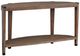 Magnussen Home® Kaysen Wallaby Demilune Sofa Table-4