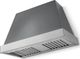 La Cornue CornuFé Euclid 44" Graphite Wall Mounted Range Hood with Satin Chrome Trim-0
