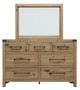 Signature Design by Ashley® Ridgester Light Brown Dresser and Mirror-2