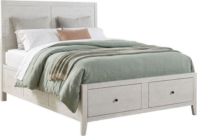 Jofran Inc. Maxton 4-Piece Ivory Queen Panel Storage Bedroom Set-2