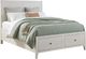 Jofran Inc. Maxton 4-Piece Ivory Queen Panel Storage Bedroom Set-2
