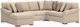 Benchcraft® LadyMae 4-Piece Twill Left-Arm Facing Sectional and Chaise-0