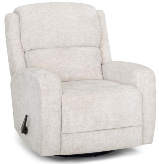 Franklin Stratus Downy Cream Swivel Glider Recliner Miskelly Furniture