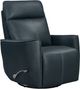 Parker House® Roxy Abby Navy Leather Manual Swivel Glider Recliner-0