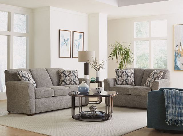 Flexsteel® Lakewood Gray Dove Sofa-3