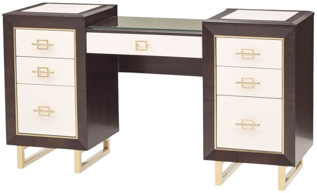 Michael Amini® Belmont Place Espresso Vanity Desk-0