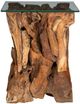 Uttermost® Rozel Glass Top End Table with Natural Base-4