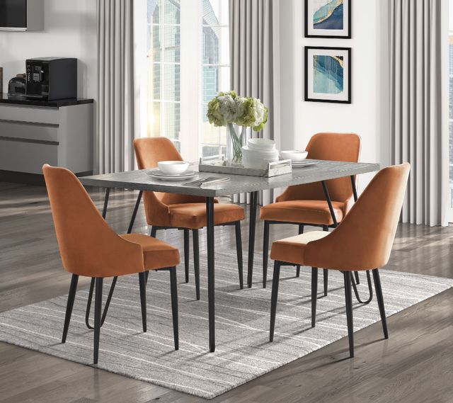 Homelegance® Keene Orange Dining Side Chair-1