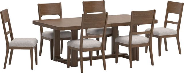 Signature Design by Ashley® Cabalynn 7-Piece Light Brown Dining Table Set