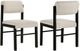 Coaster® Kehoe 2-Piece Black/Cream Dining Side Chair Set-0