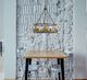 Cal® Lighting & Accessories Antler Light Brown/Rust Chandelier-1