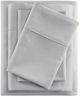 Olliix by Beautyrest Grey Queen 600 Thread Count Cooling Cotton Rich Sheet Set-0