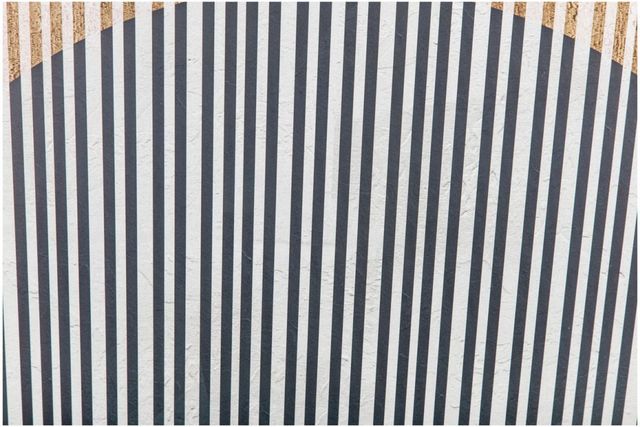 Moe's Home Collection Delight Blue/Brown Abstract Print-1