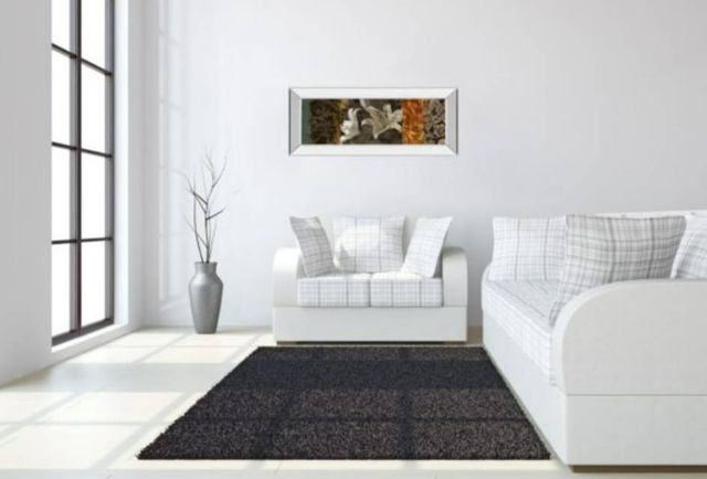 Classy Art Evanescent II by Keith Mallet Mirror Framed Wall Art-3