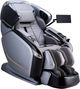 Cozzia® Quantum Matte Black/Silver Power Massage Chair-0