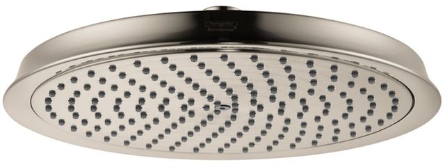 Hansgrohe Raindance Classic Brushed Nickel 2.5 GPM PowderRain Showerhead-0