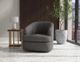 International Furniture Direct Tumbi Gray Swivel Accent Chair-2