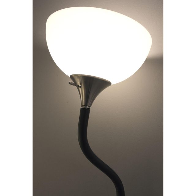 Adesso® Gander Black Floor Lamp-3