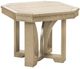 C R Plastic St. Tropez Beige Square End Table-0
