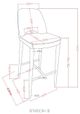 VIG Furniture Modrest Williamette Dark Gray Bar Stool-3