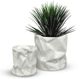 Le Present Paperbag White 18" Planter-2