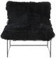 TOV Furniture Kimi Black Genuine Sheepskin Accent Chair-3