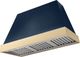 AGA Euclid 48" Indigo Wall Mounted Range Hood  with Polished Brass Trim-0