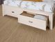 Vaughan-Bassett Bungalow Lattice King Upholstered Stroage Bed-2