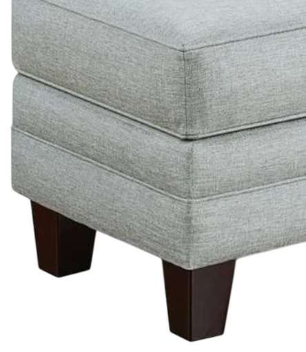 Fusion Furniture Grande Mist Gray Ottoman-1