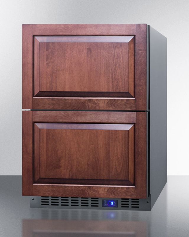 Summit® Classic 3.5 Cu. Ft. Stainless Steel/Panel Ready Drawer Freezer-1