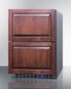 Summit® Classic 3.5 Cu. Ft. Stainless Steel/Panel Ready Drawer Freezer-1