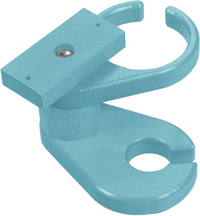 C.R. Plastics Adirondack Turquoise Wineglass / Cup Holder-1