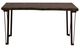 International Furniture Direct Walnut Brown Sofa Table-1