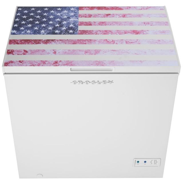 Crosley® 7.0 Cu. Ft. American Tribute White Mini Deep Chest Freezer ...