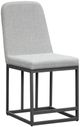 Intercon Navarro Gray/Mocha Fabric/Metal Outdoor Barstool-0