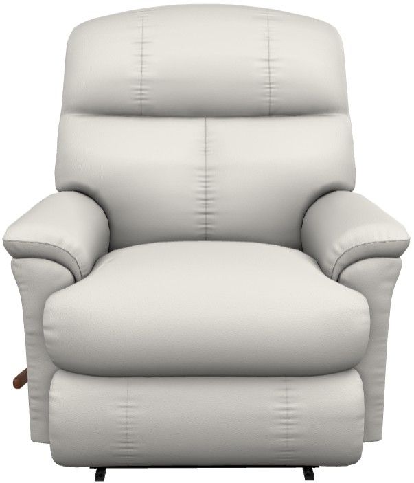 La-Z-Boy® Reed Oyster Leather Manual Wall Recliner-1
