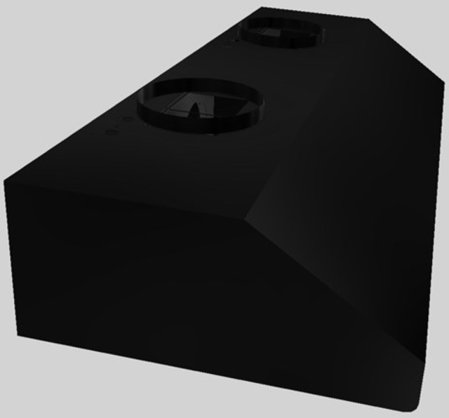 Vent-A-Hood® 48" Black Under Cabinet Range Hood-3