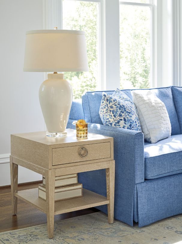 Lexington Home Sunday Morning Dartmouth Sandstone Drawer End Table-1