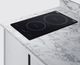 Summit® TurnKey Caldera Kitchen 63" White Kitchenette with 5 Cu. Ft. Under the Counter Refrigerator, Induction Cooktop, and Stainless Steel Sink with Faucet-2