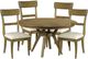 Kincaid Furniture The Nook Brushed Oak 44" Dining Table-2