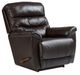 La-Z-Boy® Joshua Chestnut Leather Manual Rocking Recliner-0