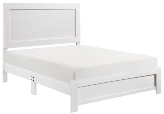Mazin Furniture Corbin White Full Panel Bed-0