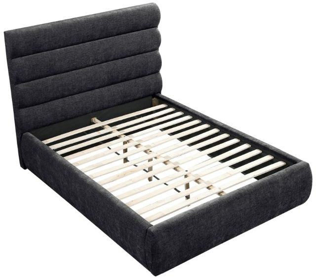 Meridian Furniture Adam Black Full 52" Upholstered Panel Bed-3