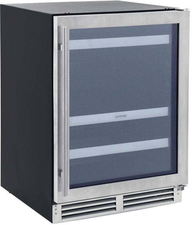 Sapphire Series 3 4.8 Cu. Ft. Panel Ready/Stainless Steel Built In Beverage Center-1