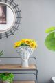A & B Home Gray Female Head Bust Planter-5